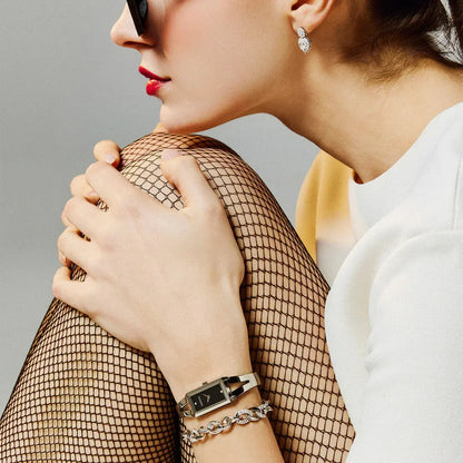 BREEZE 612601.2 Libera Silver Stainless Steel Bracelet