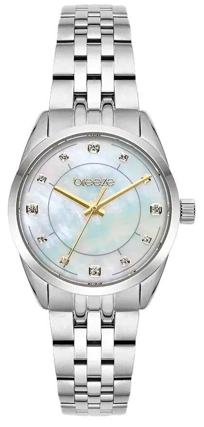 BREEZE 212281.2 Prestinia Swarovski Chronograph Gold Stainless Steel Bracelet