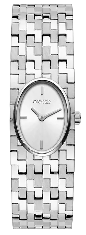 BREEZE 612621.1 Dynamis Silver Stainless Steel Bracelet