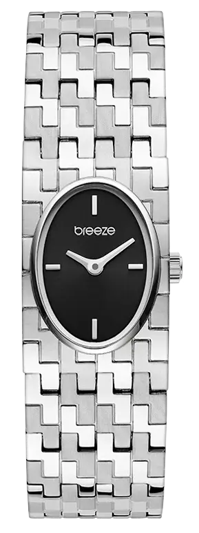 BREEZE 612621.2 Dynamis Silver Stainless Steel Bracelet