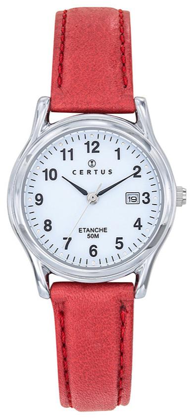 Certus 644389 Red Leather Strap