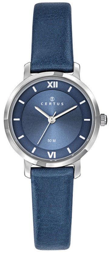 Certus 644432 Blue Leather Strap