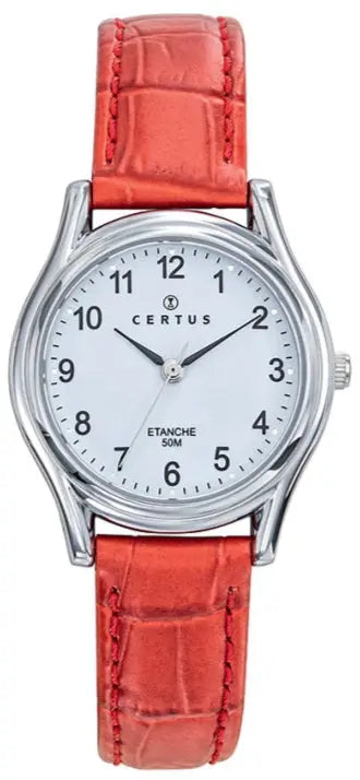 Certus 644558 Lady Red Leather Strap