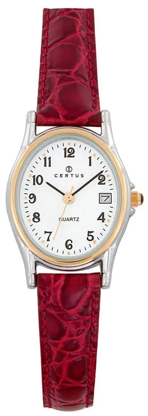 Certus 645325 Red Leather Strap