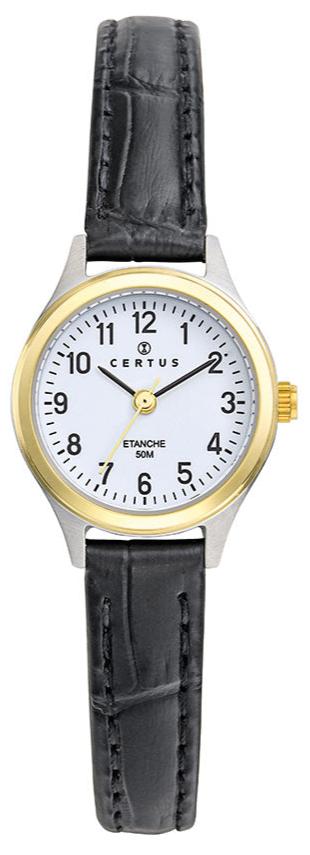 Certus 645361 Black Leather Strap