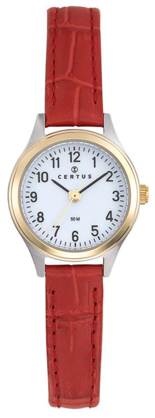 Certus 645365 Red Leather Strap