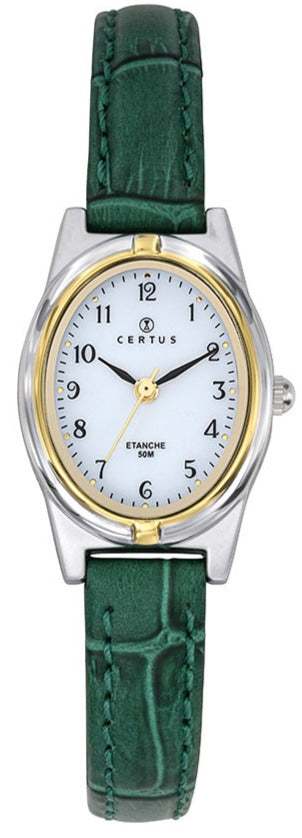 Certus 645372 Green Leather Strap