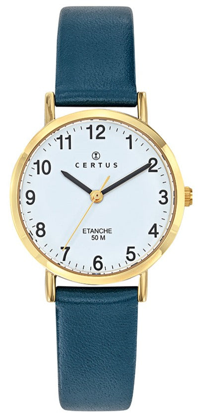 Certus 646581 Blue Leather Strap