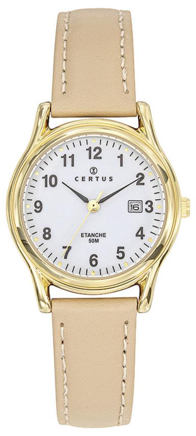 Certus 646595 Beige Leather Strap