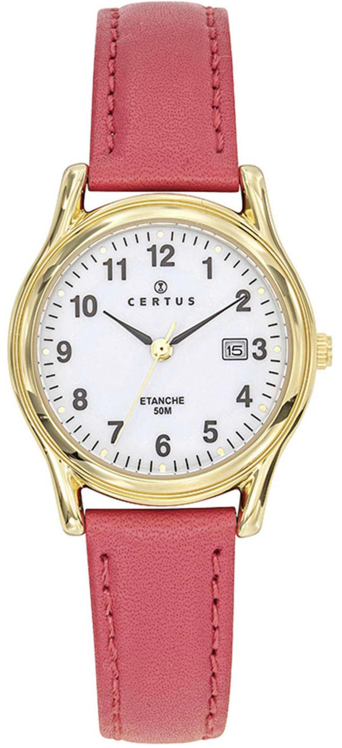 Certus 646596 Red Leather Strap