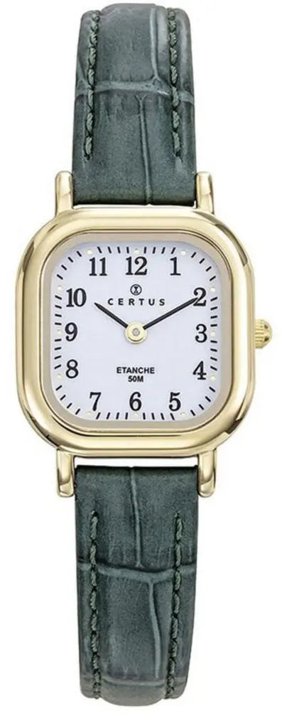 Certus 646606 Grey Leather Strap