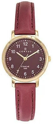 Certus 646609 Red Leather Strap