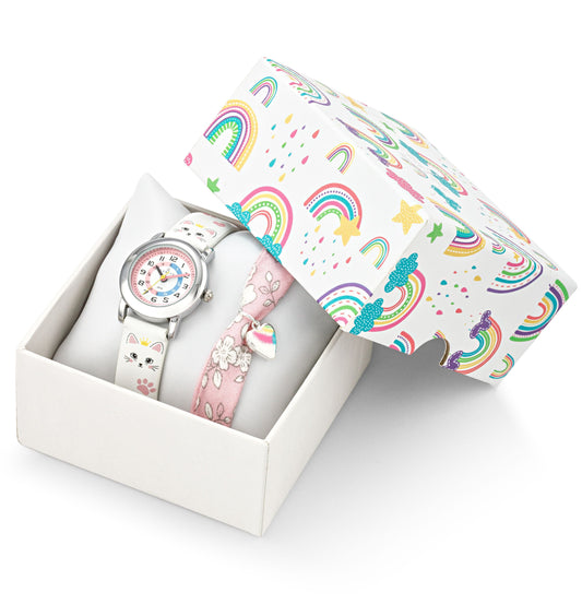 Certus 647010 Kids White Leather Strap Set