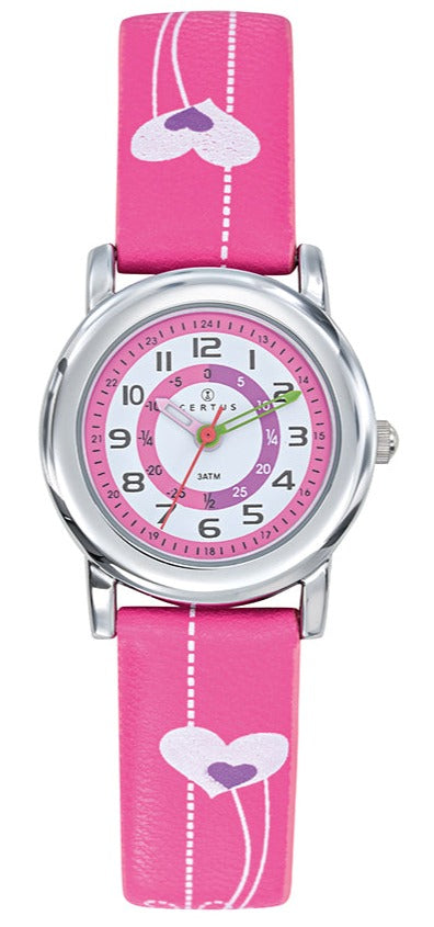 Certus 647667 Kids Pink Leather Strap Certus Kids