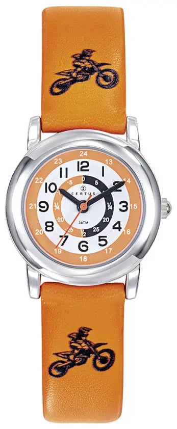 Certus 647695 Orange Leather Strap