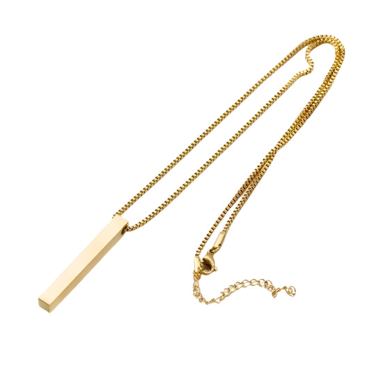LOISIR 01L15-01049-A Monogram A Necklace Rose Gold Plated Brass