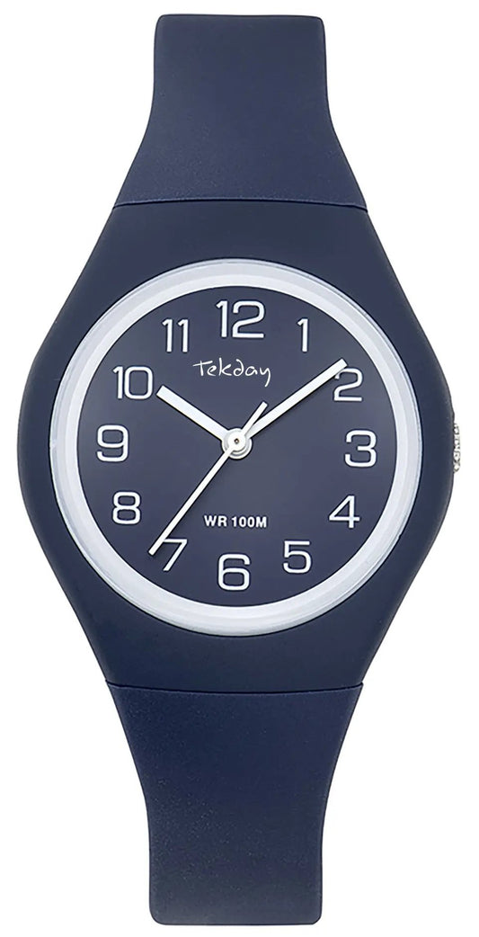 TEKDAY 654142 Blue Silicone Strap