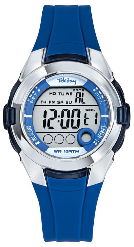 TEKDAY 654733 Kids Blue Silicone Strap