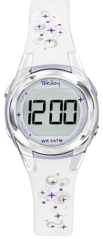 TEKDAY 654739 Kids White Plastic Strap