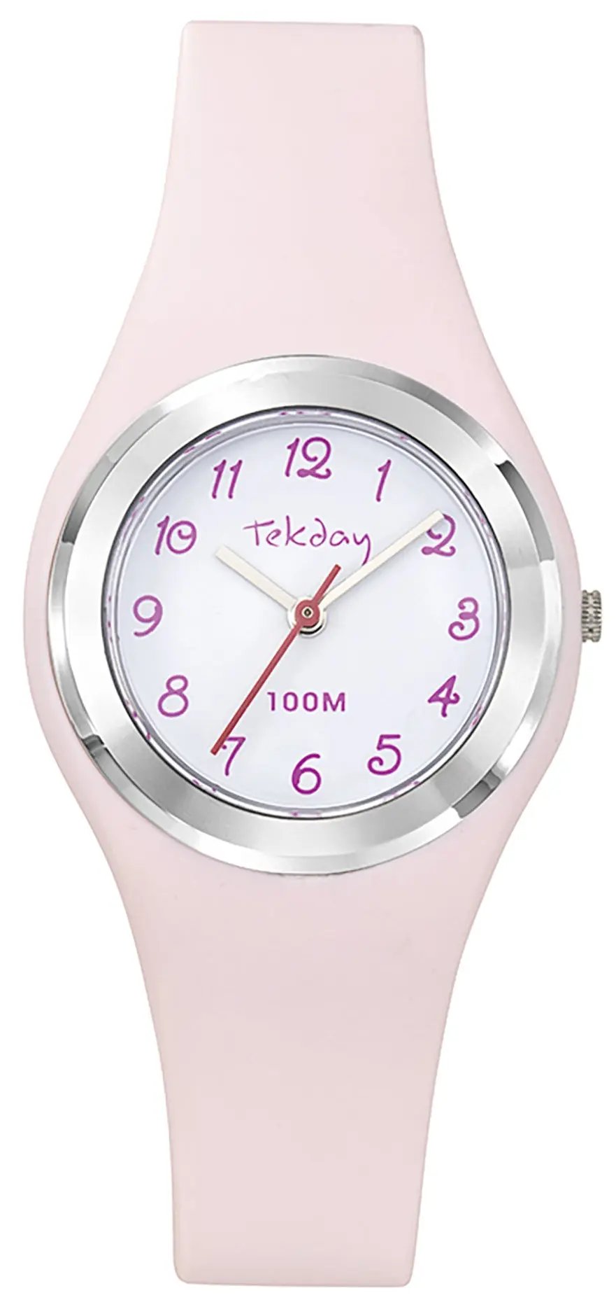 TEKDAY 654743 Pink Silicone Strap