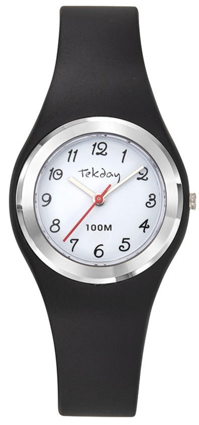 TEKDAY 654747 Black Silicone Strap