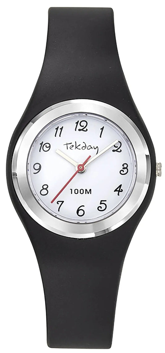 TEKDAY 654747 Black Silicone Strap