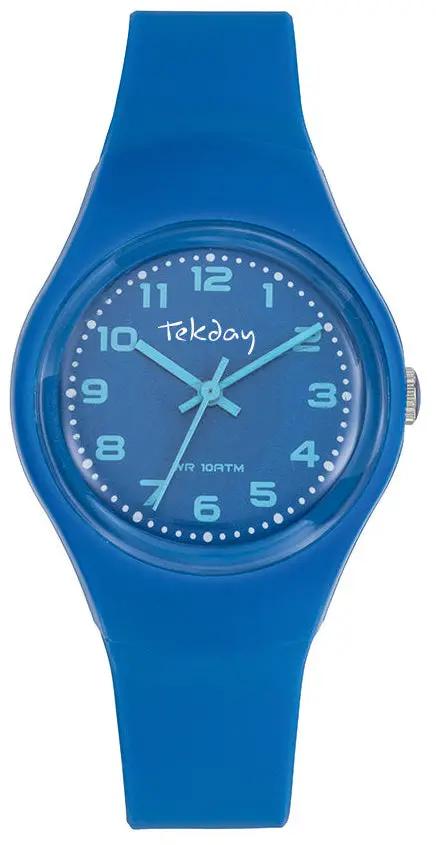 TEKDAY 654765 Kids Blue Rubber Strap
