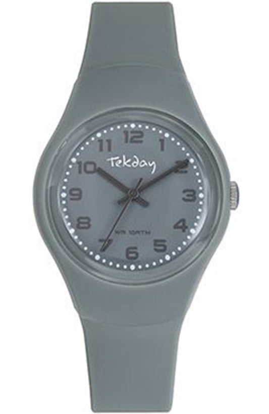 TEKDAY 654766 Kids Grey Rubber Strap