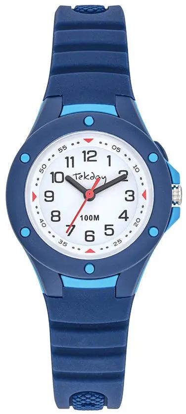 TEKDAY 654813 Blue Silicone Strap
