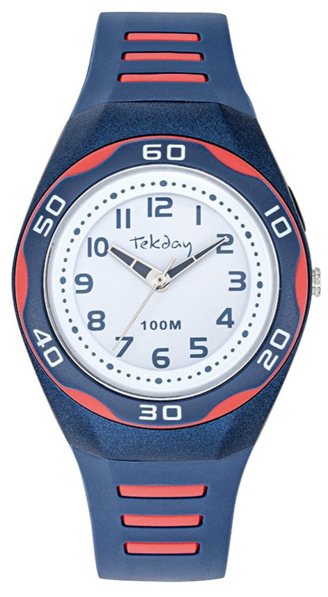 TEKDAY 654825 Blue Silicone Strap