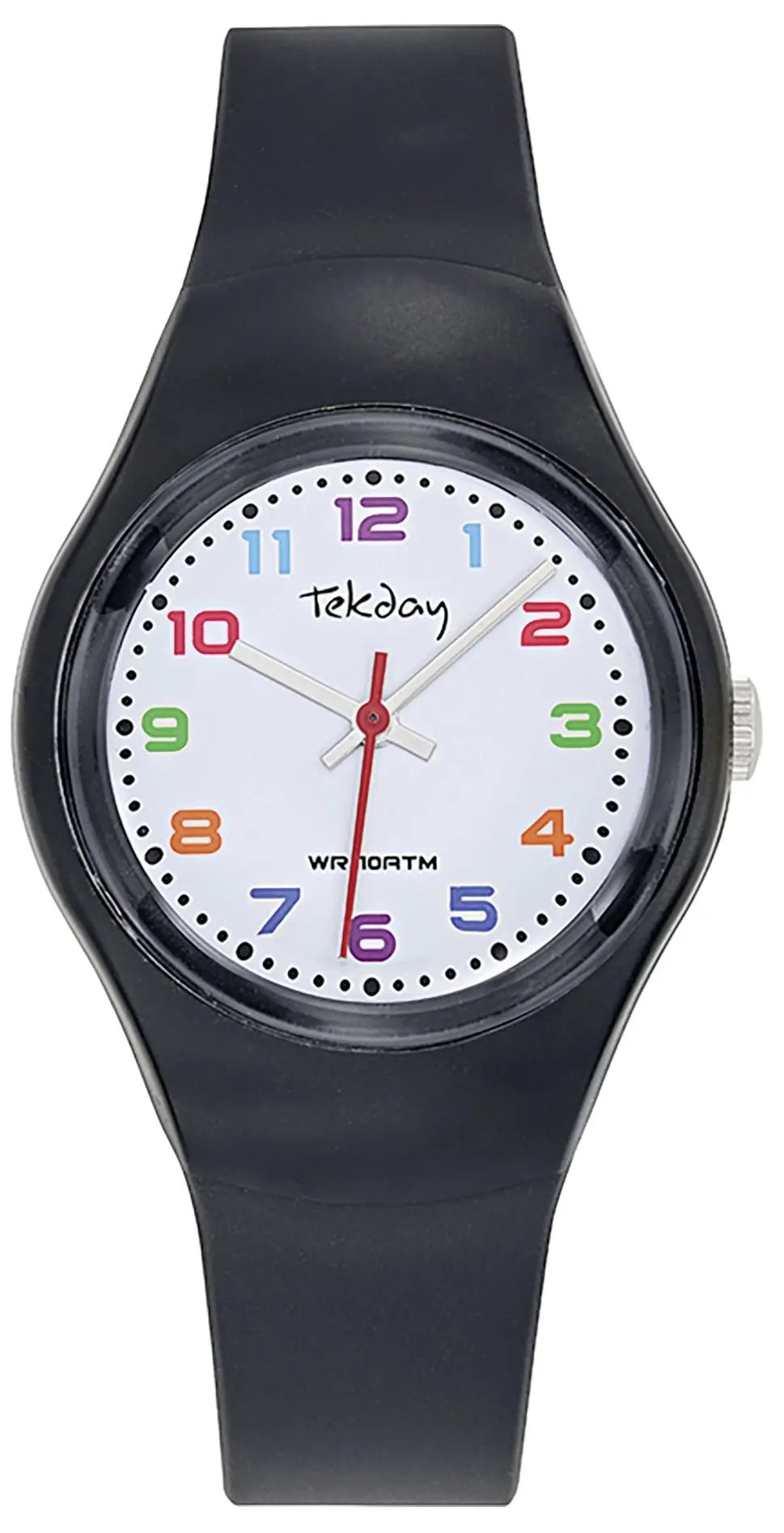 TEKDAY 654841 Black Silicone Strap