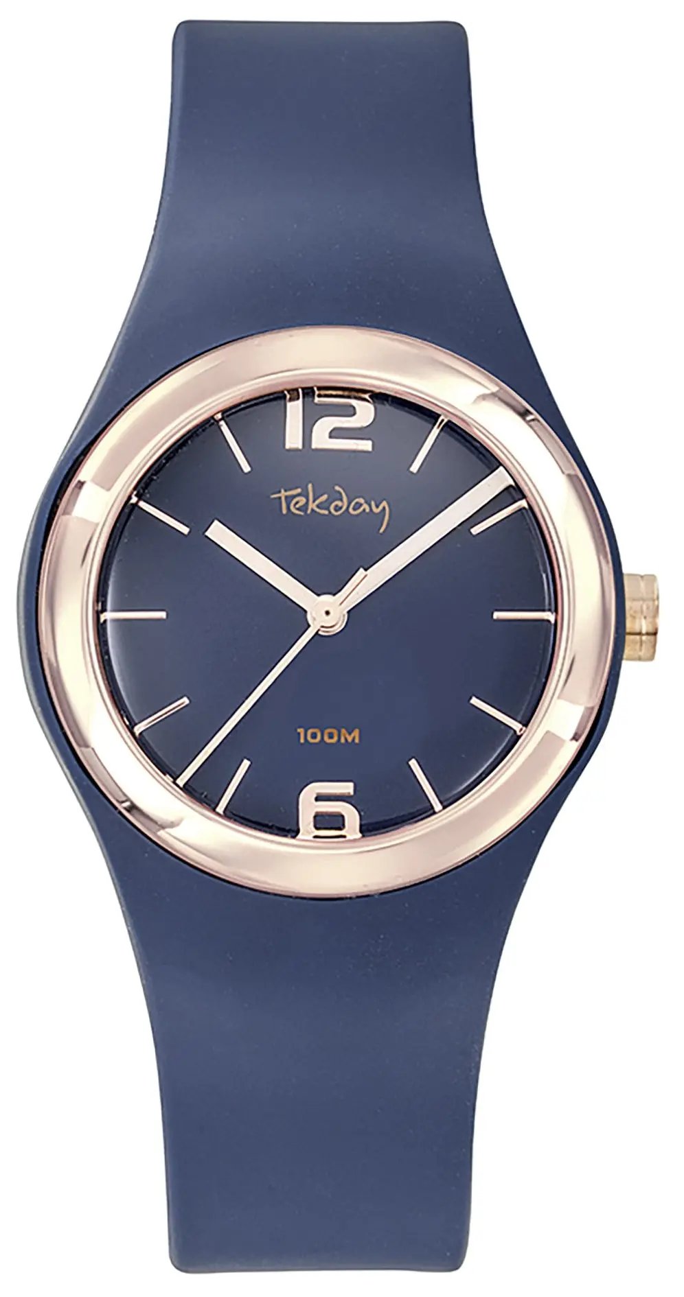 TEKDAY 654855 Blue Silicone Strap