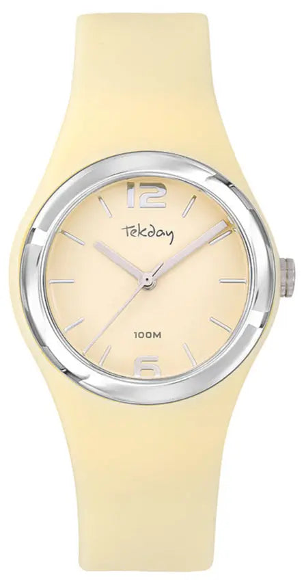 TEKDAY 654859 Beige Silicone Strap