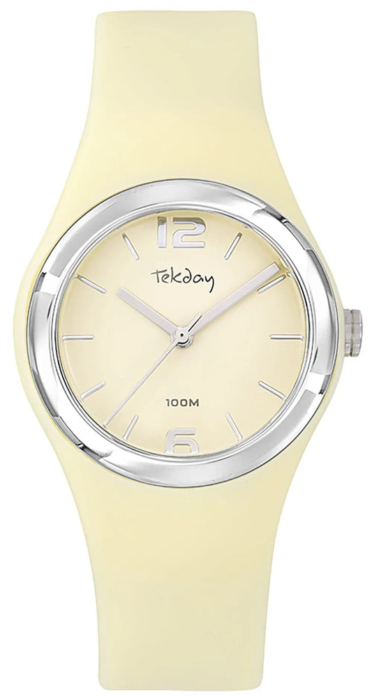 TEKDAY 654859 Beige Silicone Strap