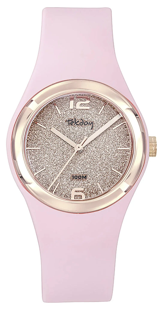 TEKDAY 654867 Pink Silicone Strap