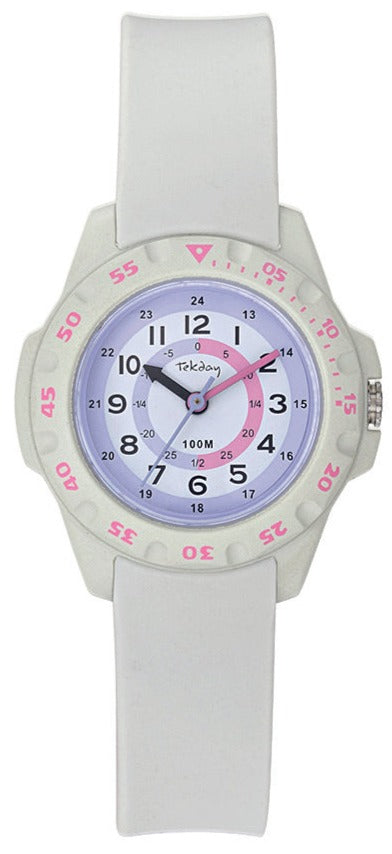 TEKDAY 654879 White Silicone Strap