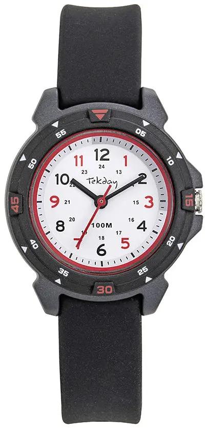 TEKDAY 654888 Black Silicone Strap
