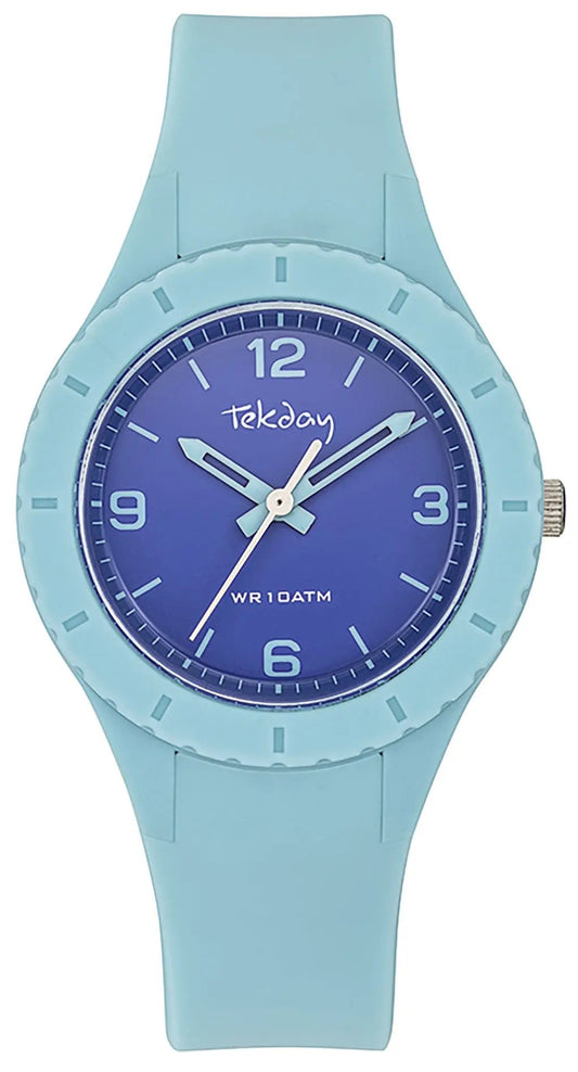 TEKDAY 654896 Light Blue Silicone Strap