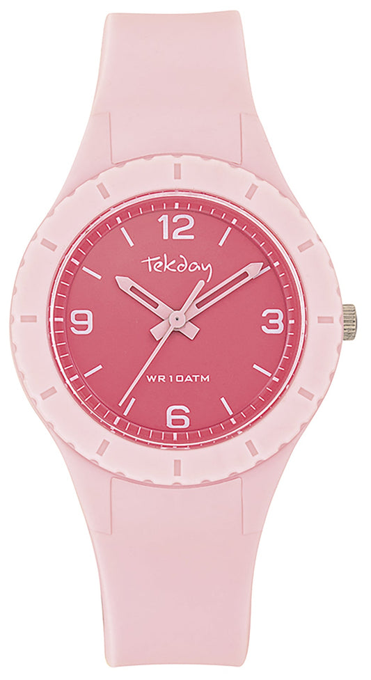 TEKDAY 654899 Pink Silicone Strap