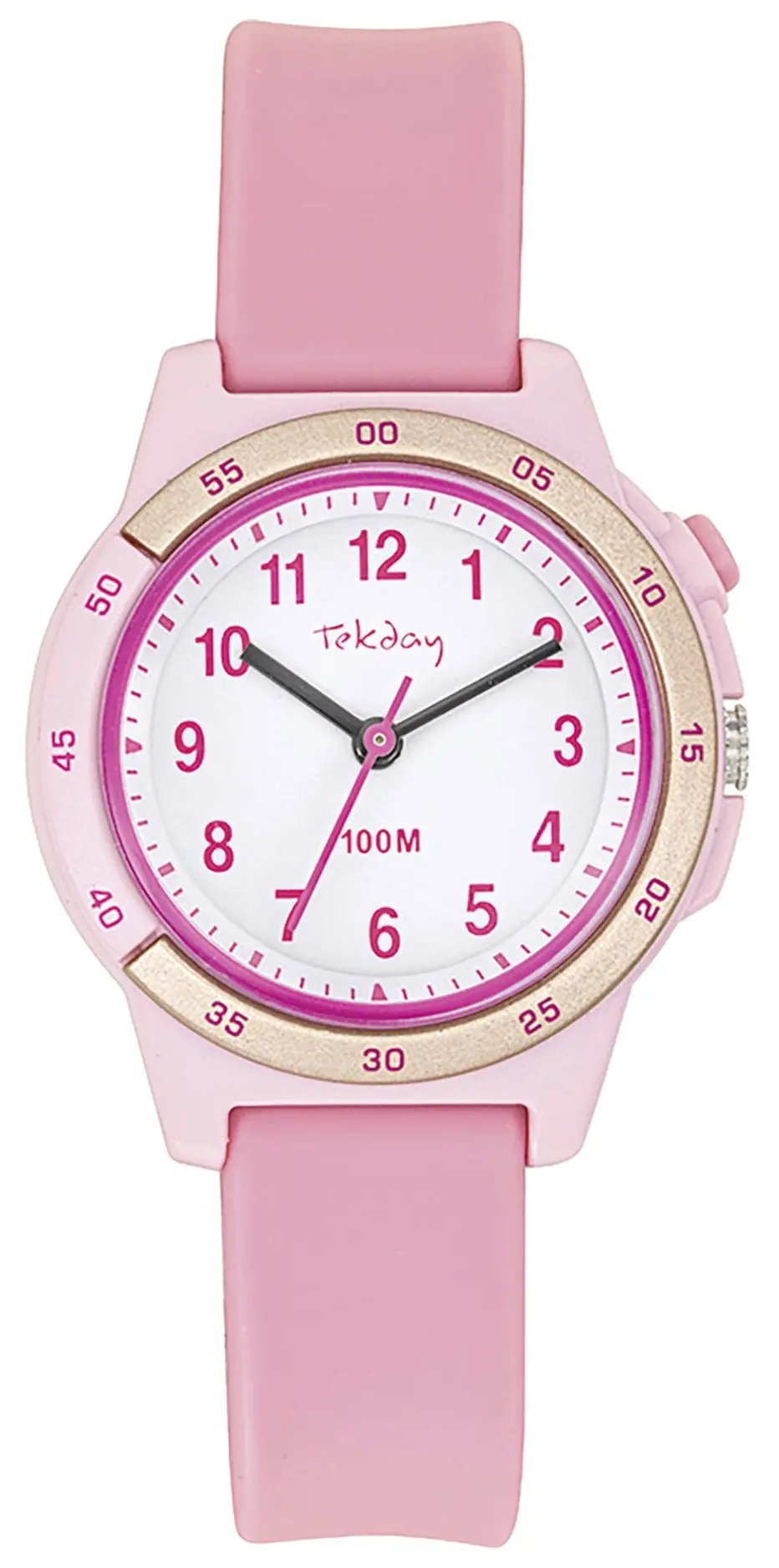 TEKDAY 654911 Pink Rubber Strap