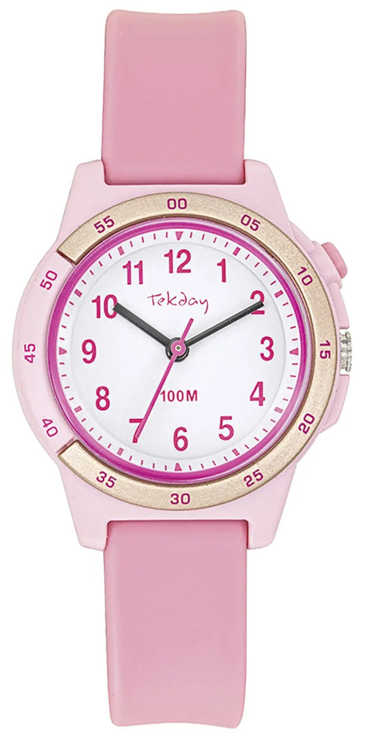 TEKDAY 654911 Pink Rubber Strap