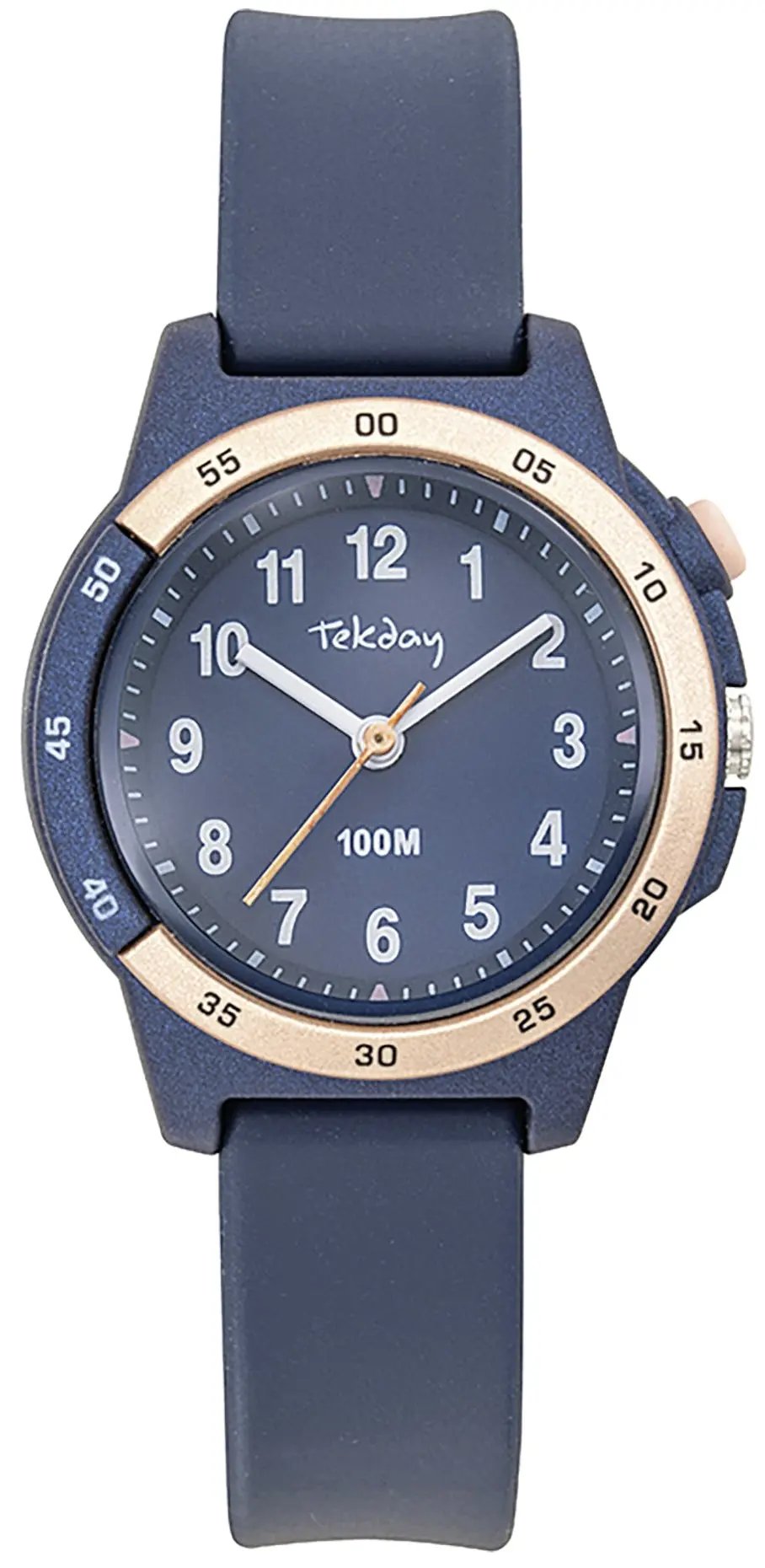 TEKDAY 654912 Blue Rubber Strap