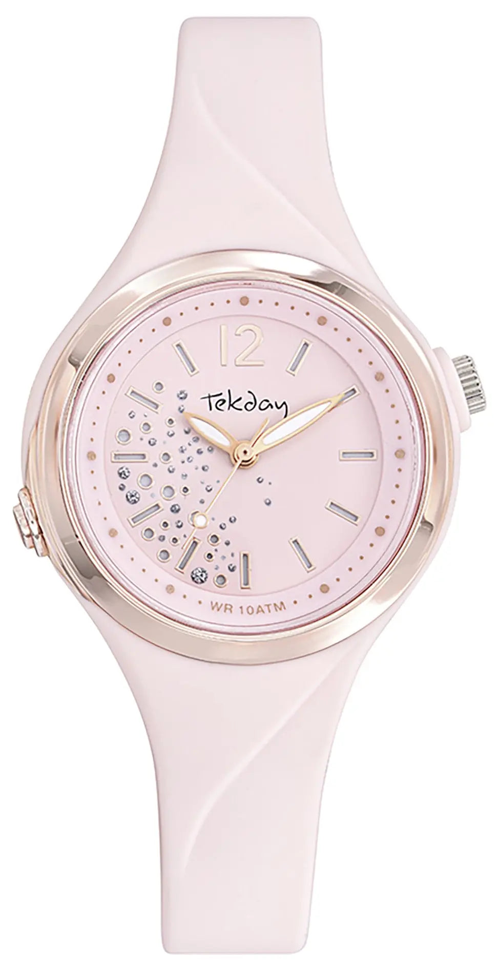 TEKDAY 654940 Pink Silicone Strap