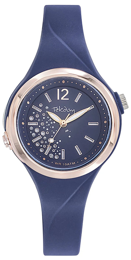 TEKDAY 654941 Blue Silicone Strap