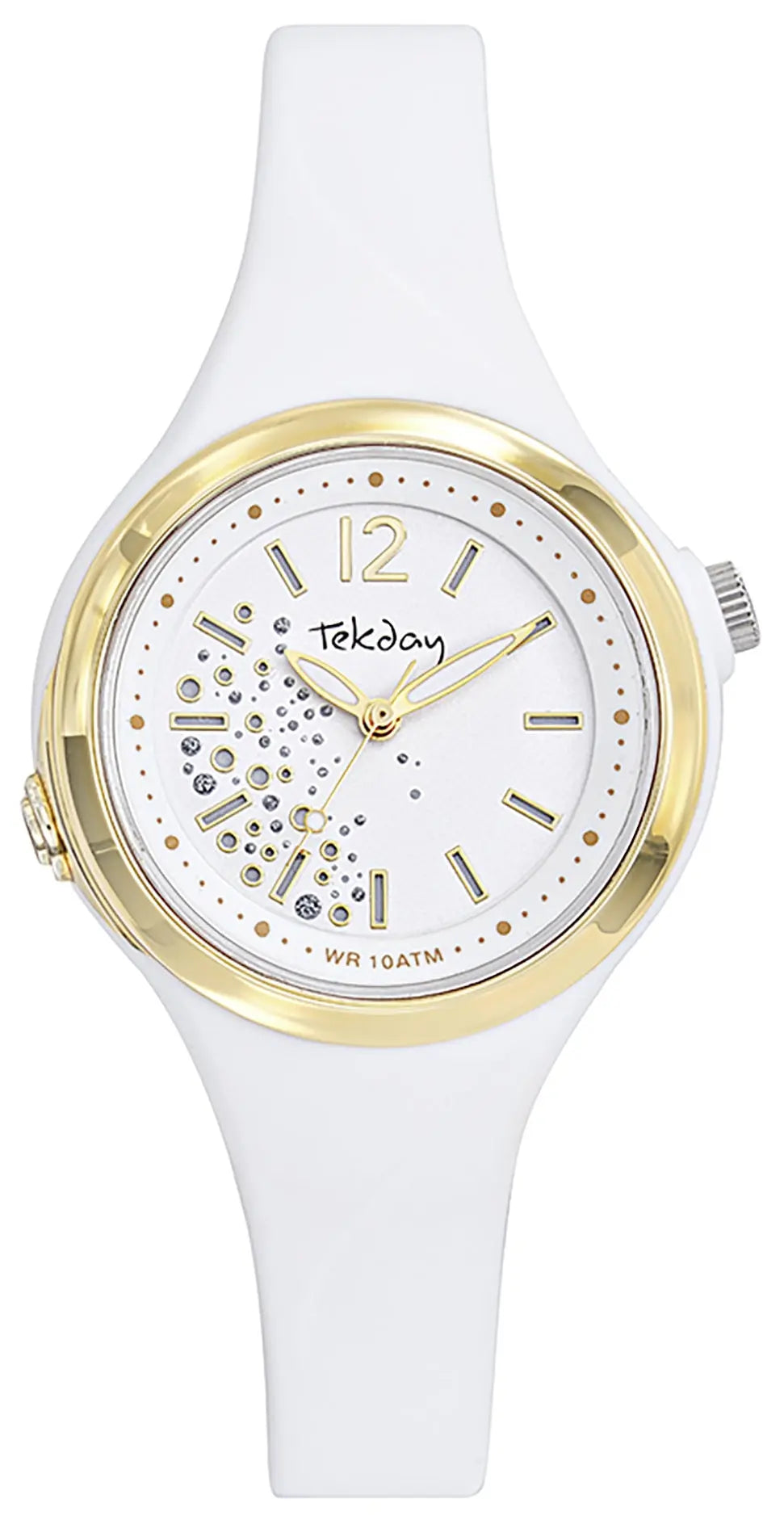 TEKDAY 654942 White Silicone Strap