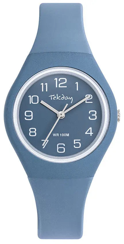 TEKDAY 654955 Blue Silicon Strap