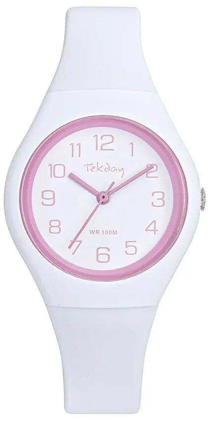 TEKDAY 654956 White Silicon Strap