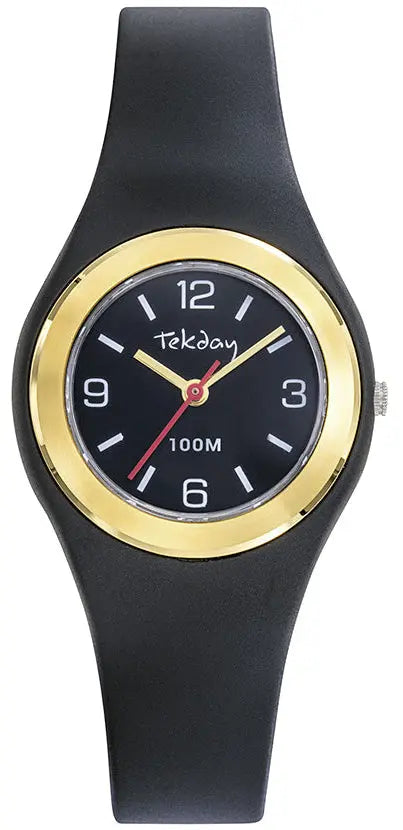 TEKDAY 654959 Black Silicon Strap