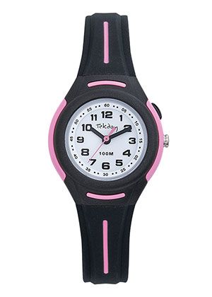 TEKDAY 654977 Black Silicon Strap