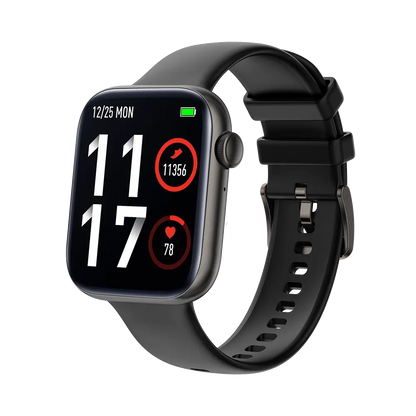 TEKDAY 656500 Smartwatch Black Silicone Strap